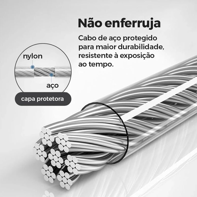 Box Varal Retrátil - Sou de Casa