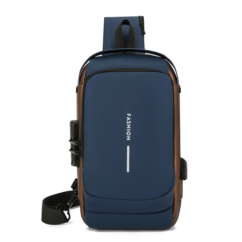 Mochila Antifurto com Senha USB - Slim Bag