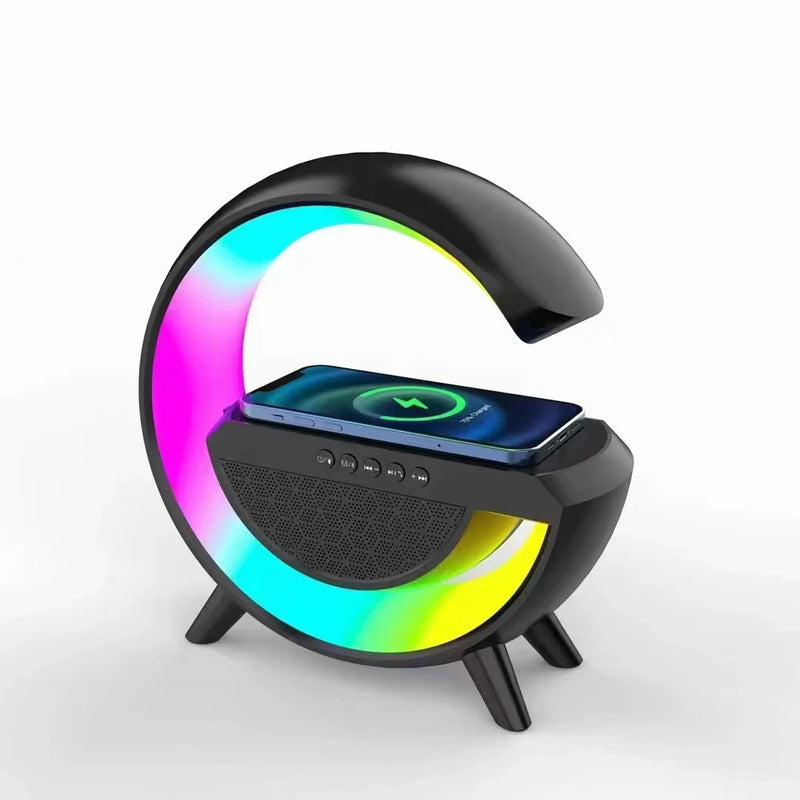 G-speaker Luminária RGB Bluetooth Carregador sem Fio