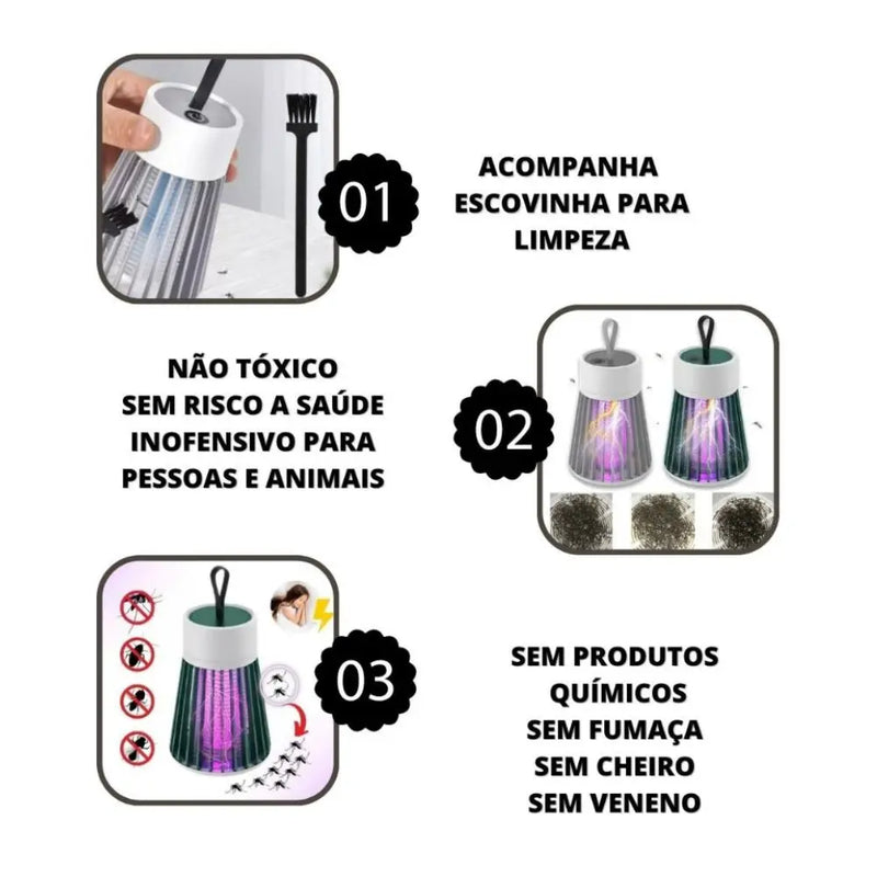 Armadilha Mata Mosquito - Lâmpada UV