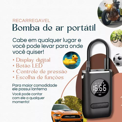 Calibrador de Pneus Portátil - Air Max