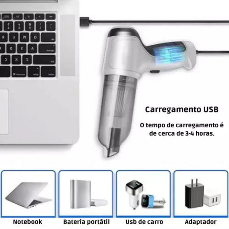Aspirador de Pó Portátil - AspiraMax