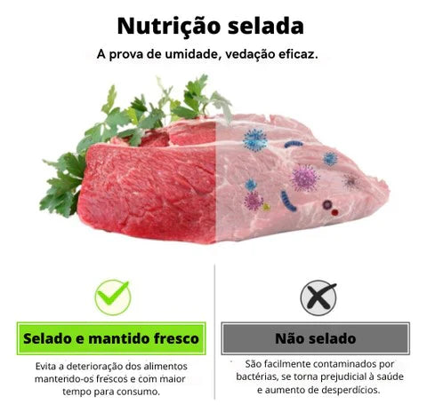 Mini Seladora de Embalagens Portátil