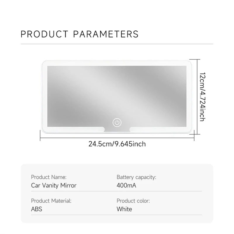 Espelho touch com Led