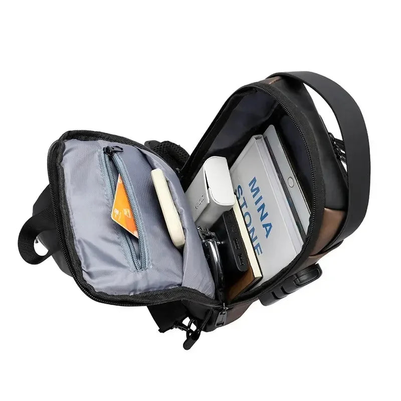 Mochila Antifurto com Senha USB - Slim Bag