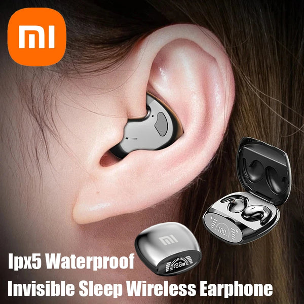 Fone de Ouvido Invisível Bluetooth Xiaomi com Microfone