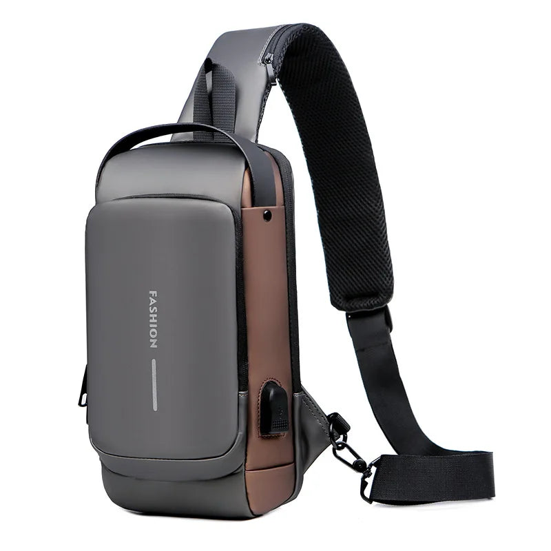 Mochila Antifurto com Senha USB - Slim Bag