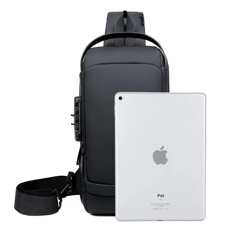 Mochila Antifurto com Senha USB - Slim Bag