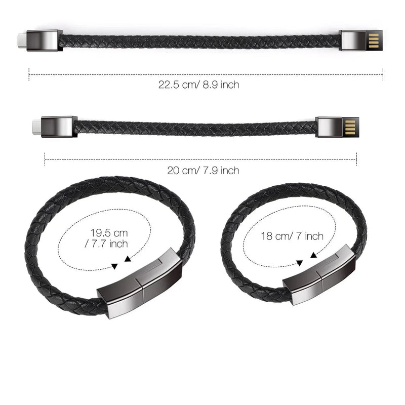 Pulseira Cabo de Carregamento Portátil