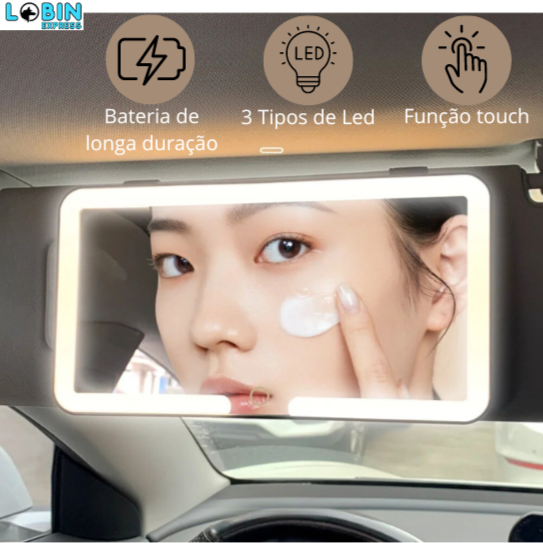 Espelho touch com Led