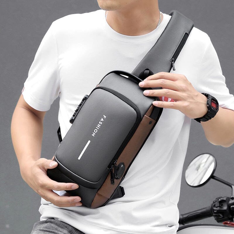 Mochila Antifurto com Senha USB - Slim Bag