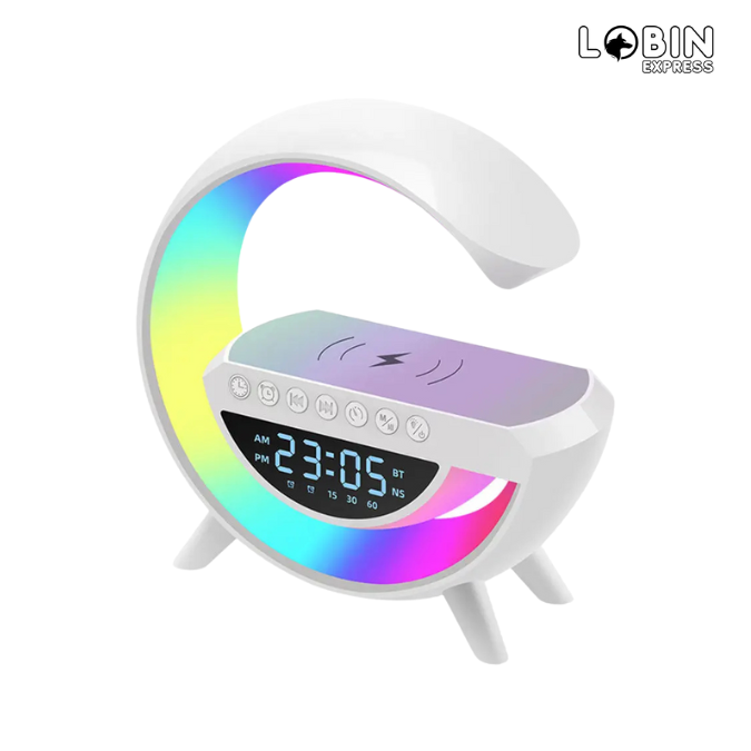 G-speaker Luminária RGB Bluetooth Carregador sem Fio