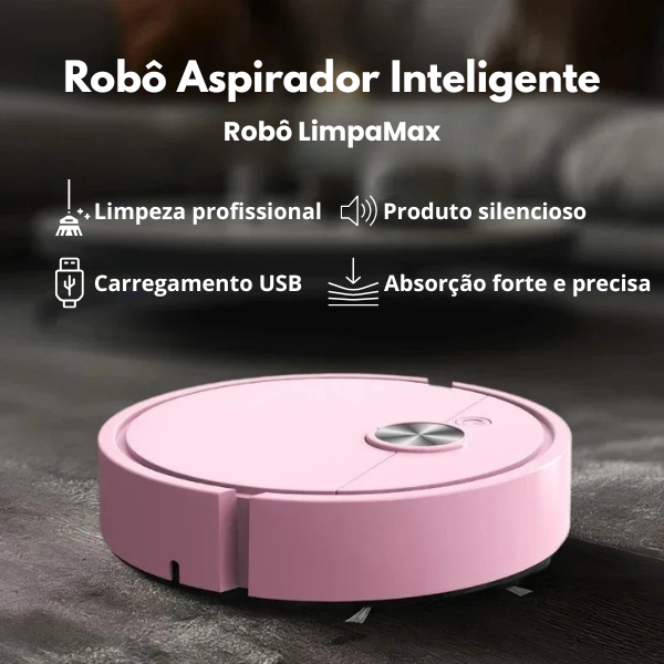 Robô Aspirador Inteligente - Robô LimpaMax